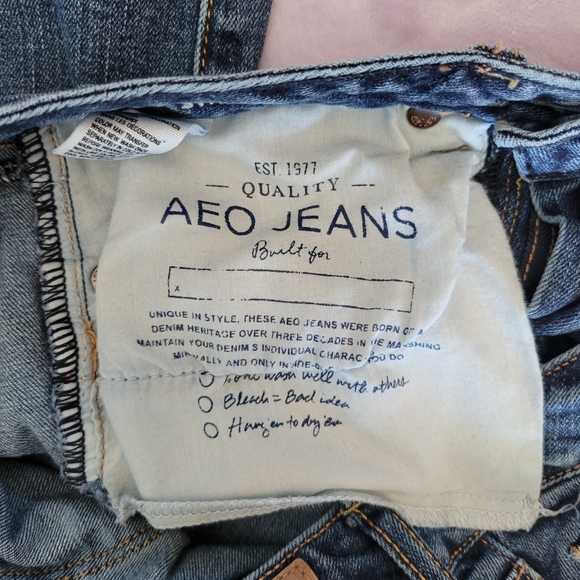 American Eagle Long Mid-Rise Skinny Jeans sz 6 - Picture 8 of 10